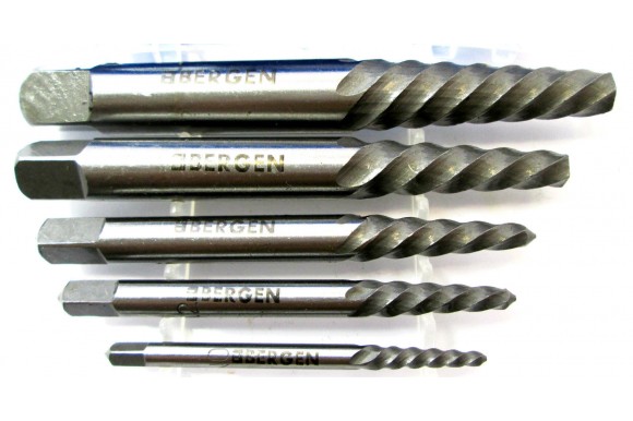 Linkse tapset / draadeind en tapeind verwijderaarset 5-delig